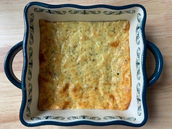 Keto Meat Lasagna Layer 1