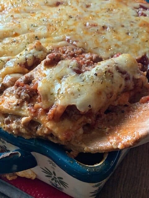 Keto Meat Lasagna