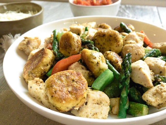 Keto Garlic Gnocchi Chicken