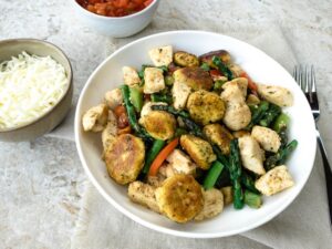 Keto Garlic Gnocchi Chicken