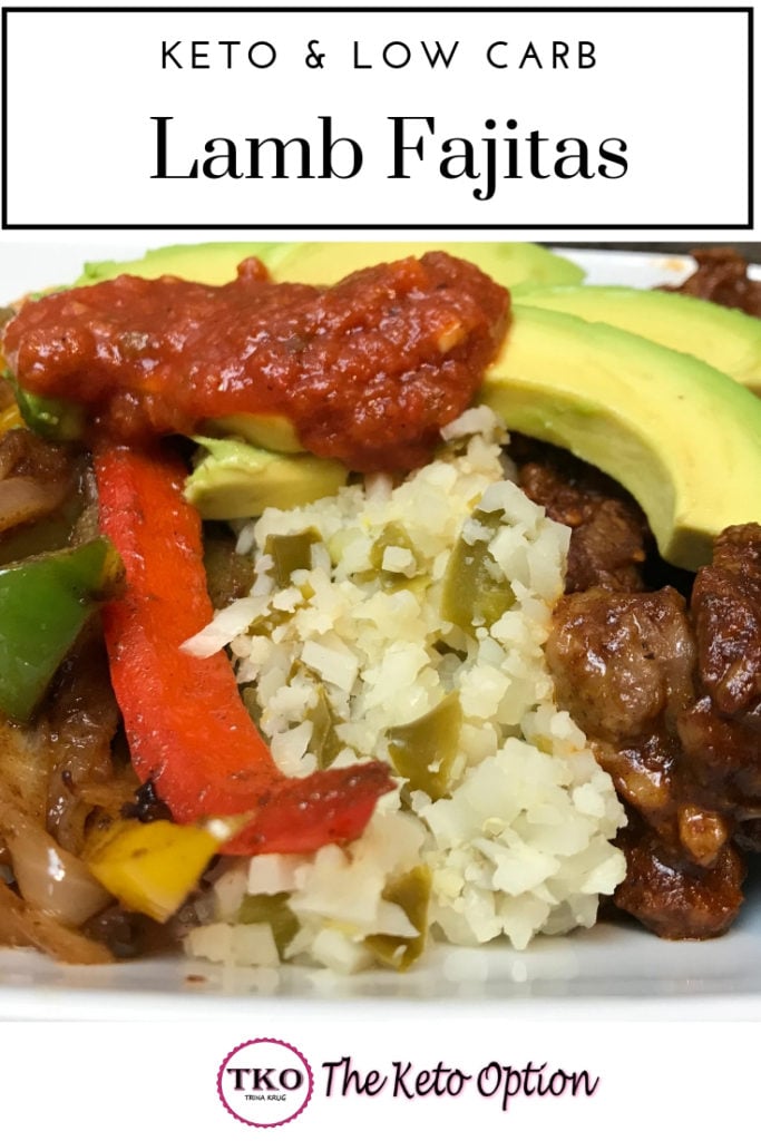 Keto Lamb Fajitas