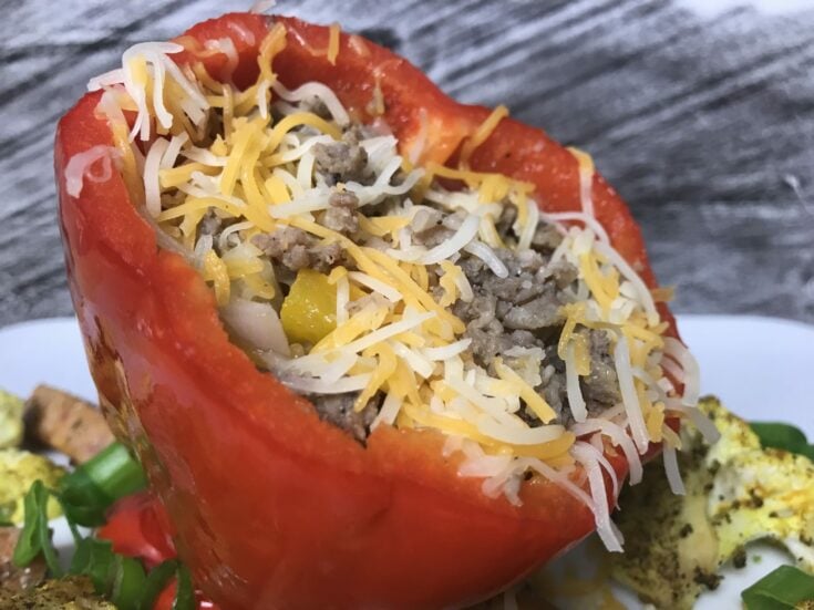 Simple Keto Stuffed Peppers