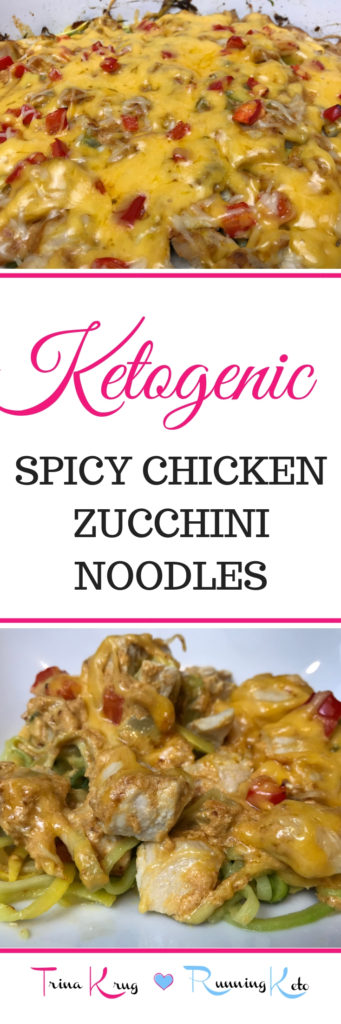 spicy chicken zucchini noodles