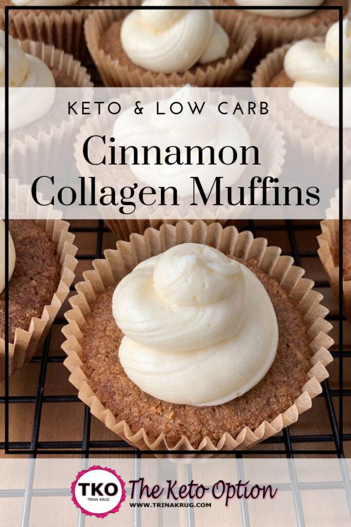 Keto Cinnamon Collagen Muffins