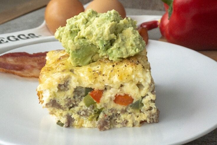 Keto Sausage Breakfast Bake