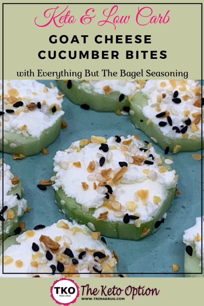 Goat Cheese Cucumber Bites