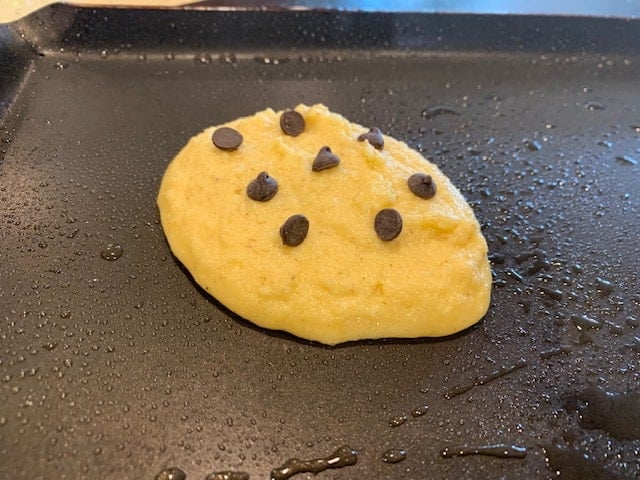 Keto Chocolate Chip Pancakes