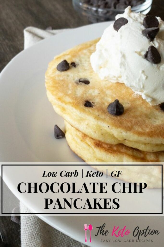 Keto Chocolate Chip Pancakes