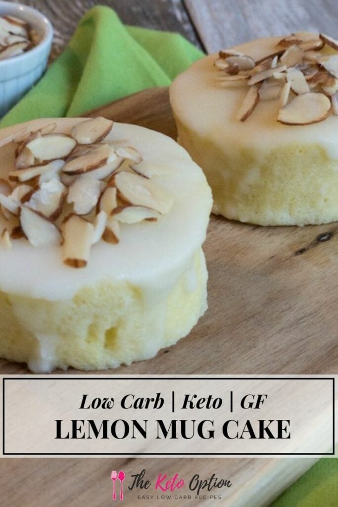 Keto Lemon Mug Cake | The Keto Option