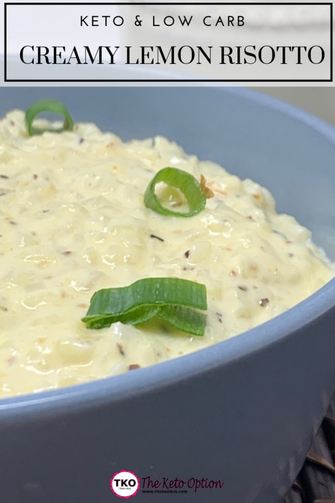 Keto Creamy Lemon Risotto