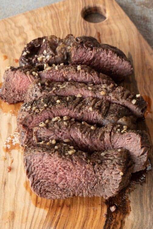 Keto Garlic Beef Tenderloin