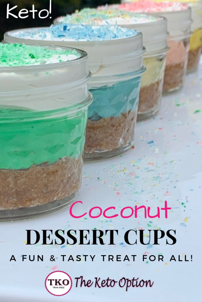 Keto Coconut Dessert Cups