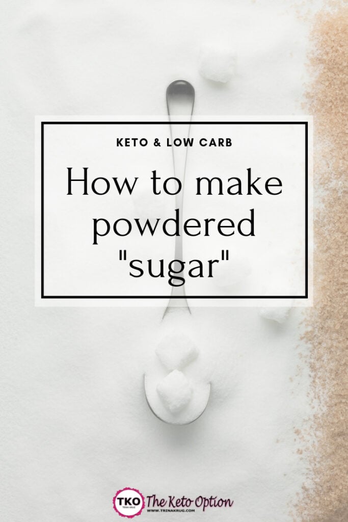 How to make powdered _sugar_