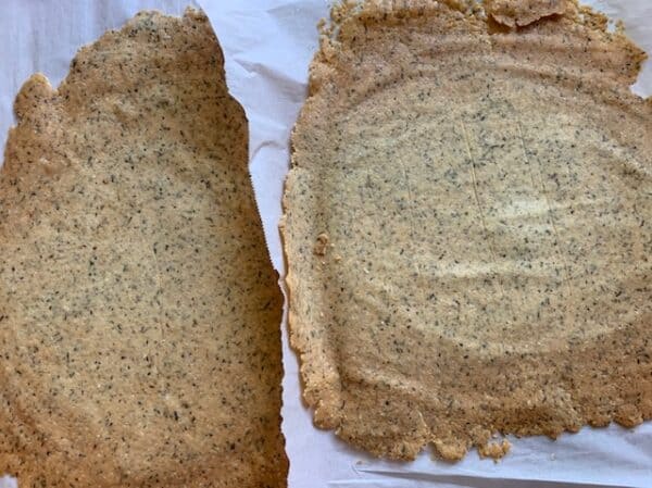 Keto breadcrumb sheets