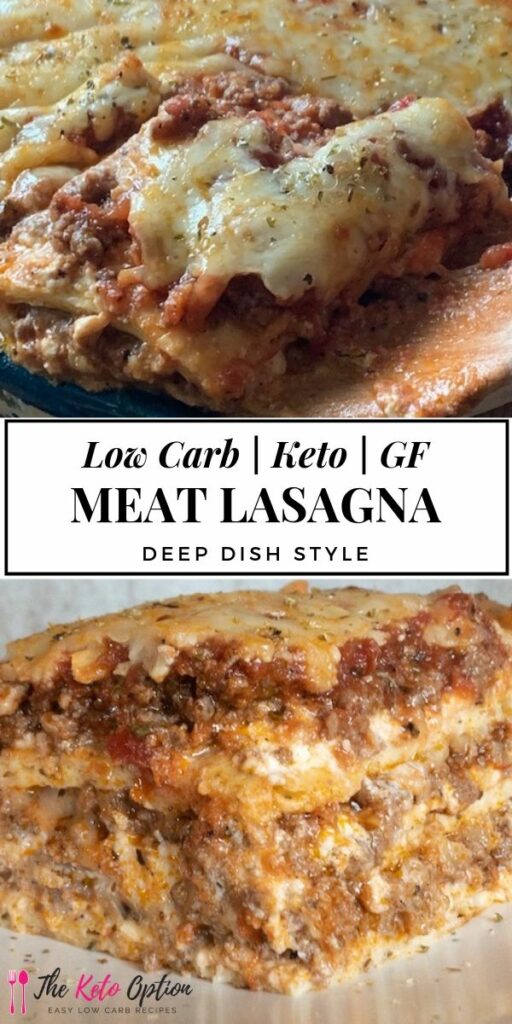 Keto Meat Lasagna