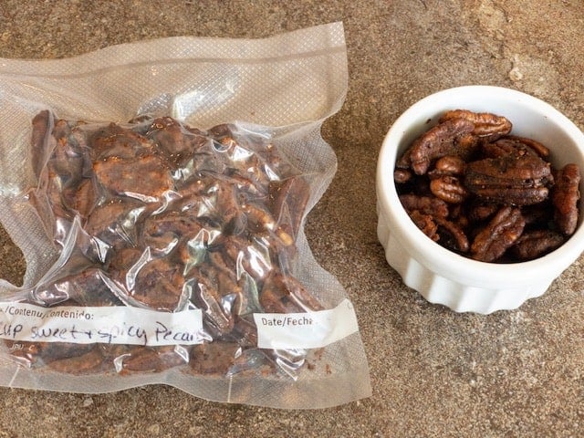 Sweet and Spicy Baked Pecans