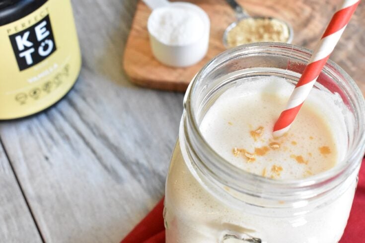 Vanilla Peanut Butter Ketones Smoothie