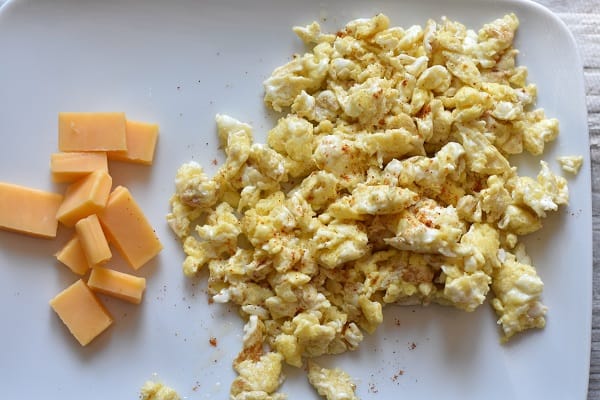 Eggs and cheese