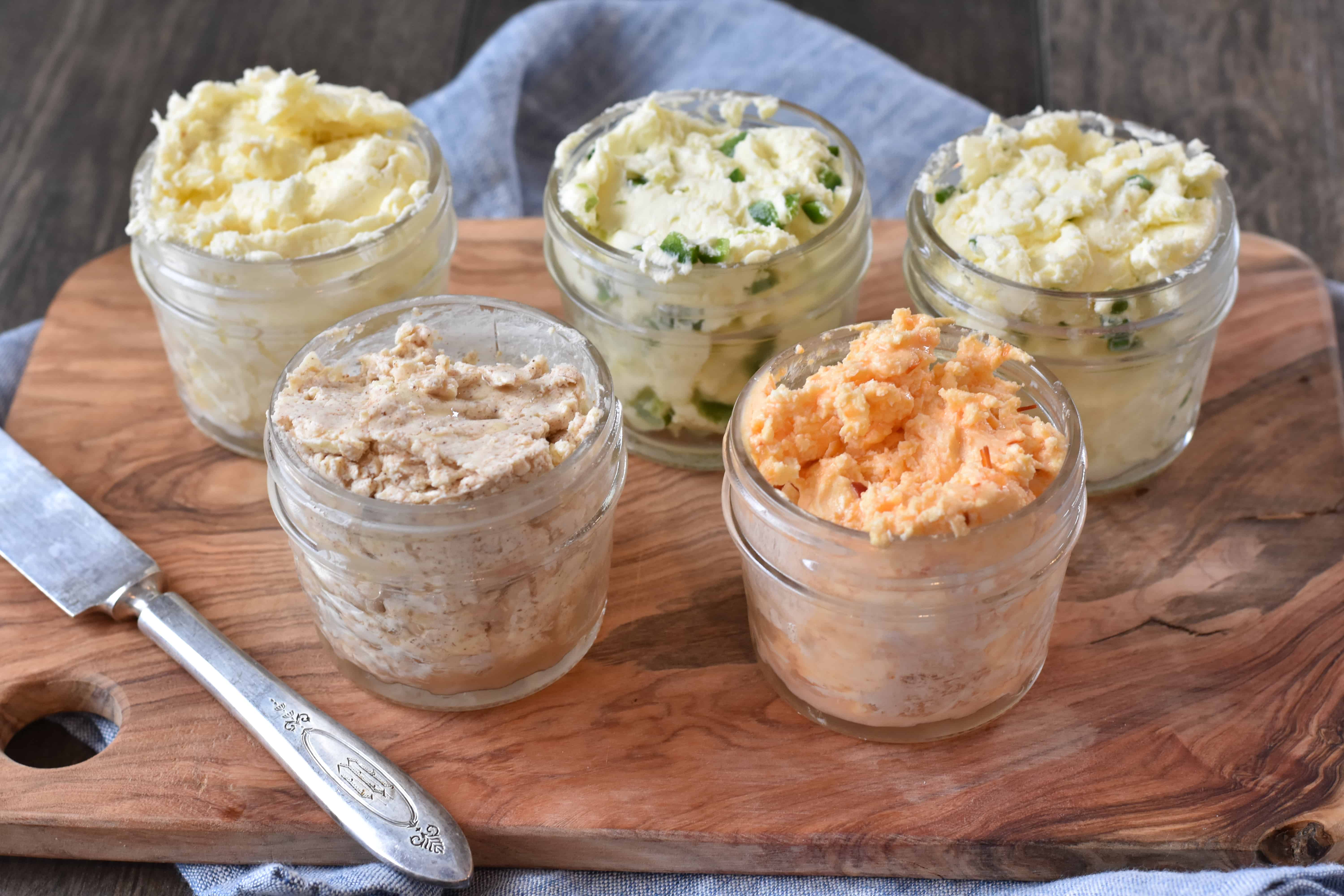 How to Make 5 Flavored Homemade Butters
