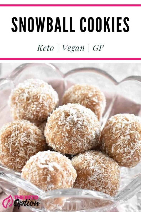 Keto Snowball Cookies