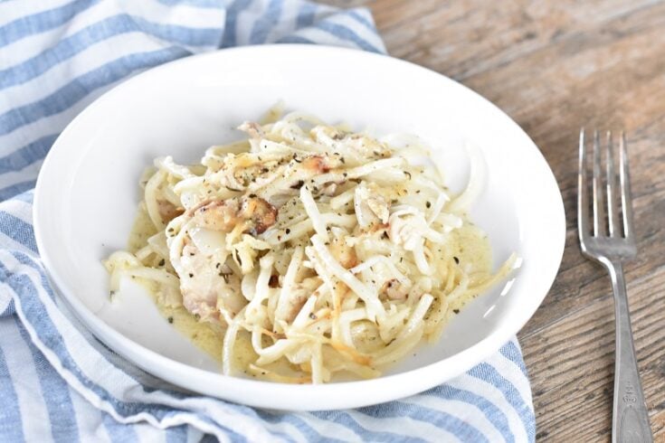 Keto Chicken Tetrazzini