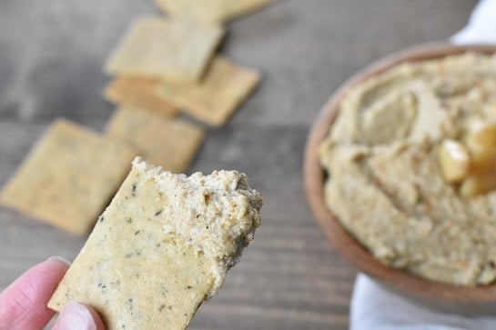 Roasted Garlic Keto Hummus