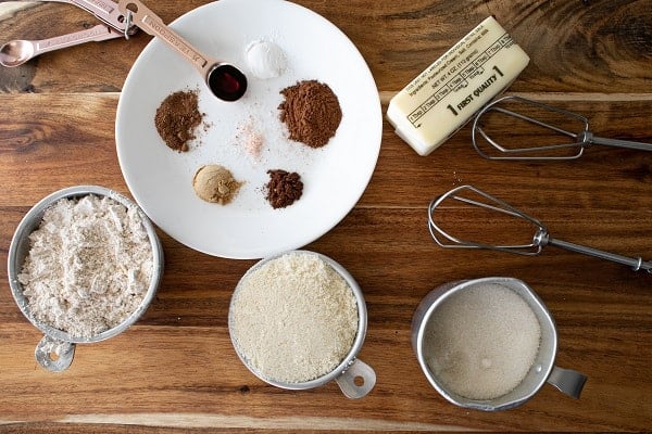 Low Carb Gluten Free Oatmeal Spice Cookies