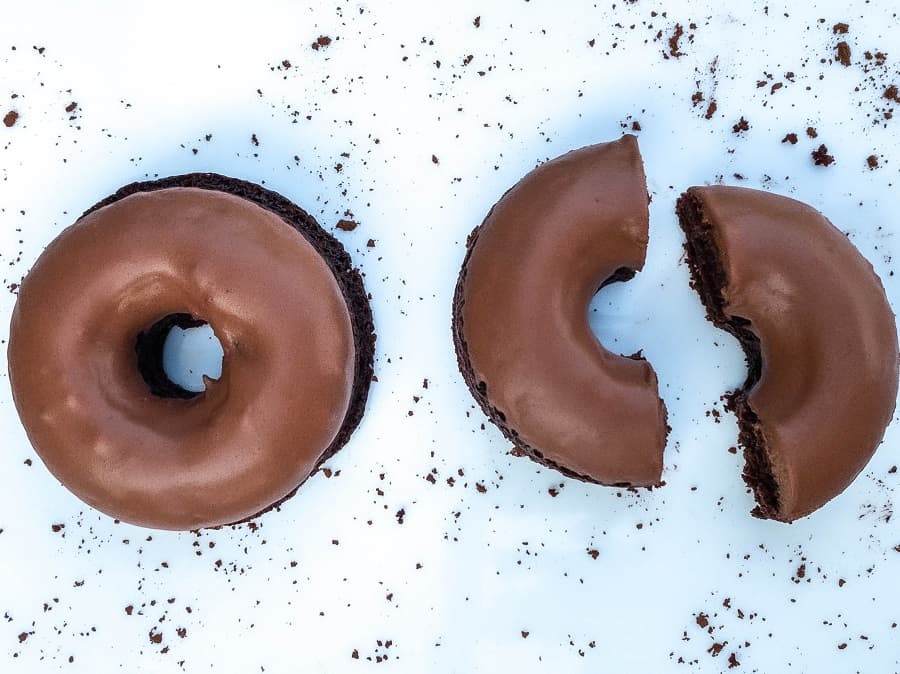 Keto Double Chocolate Donuts