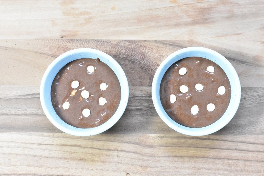 Chocolate Instant Pot Brownie With White Chocolate Chips