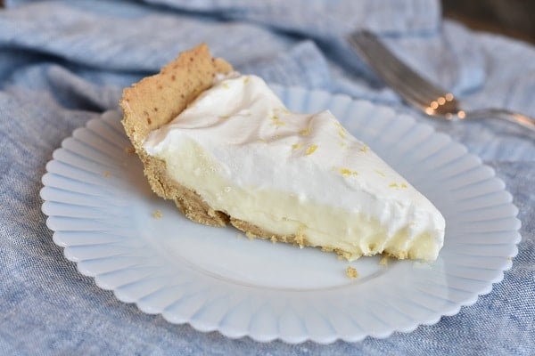 Gluten Free Lemon Cream Pie