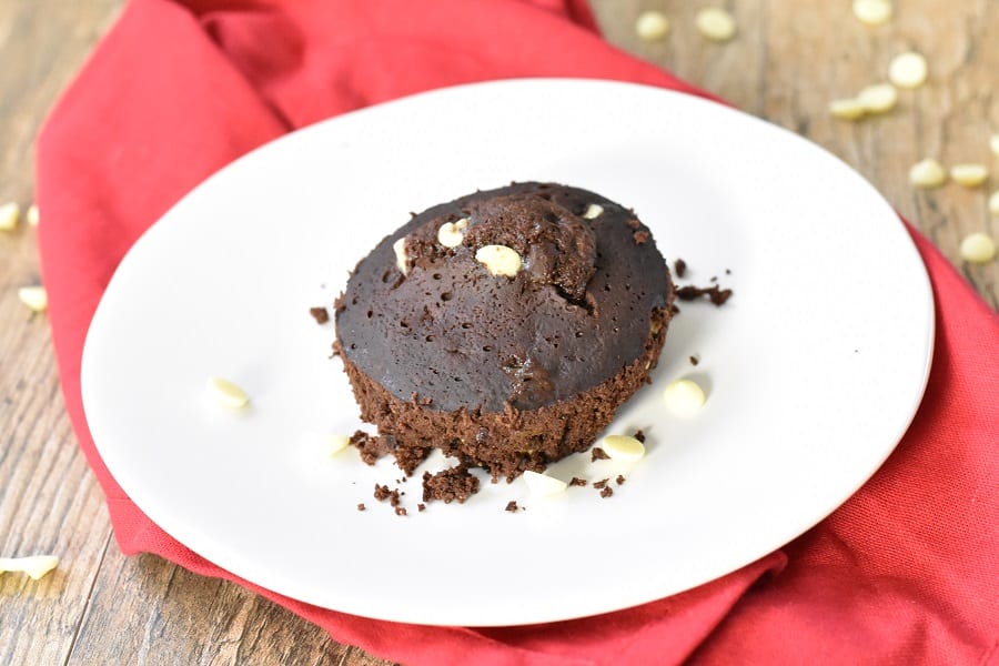 Chocolate Instant Pot Brownie With White Chocolate Chips