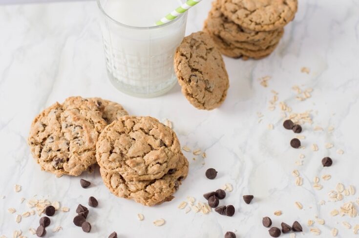 Gluten Free Peanut Butter Oatmeal Cookies