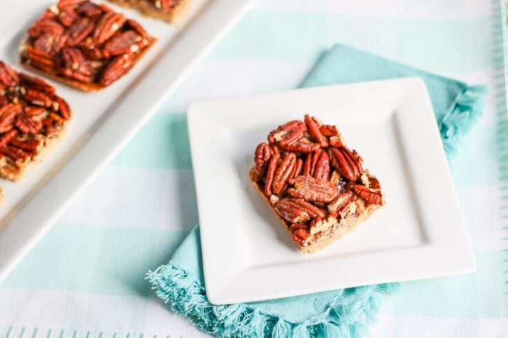 Keto Pecan Pie Bars