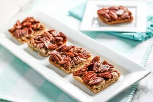 Keto Pecan Pie Bars