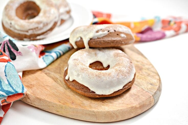 Keto Glazed Donuts with Cinnamon Sugar