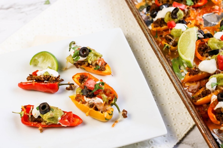 Mini Pepper Nachos