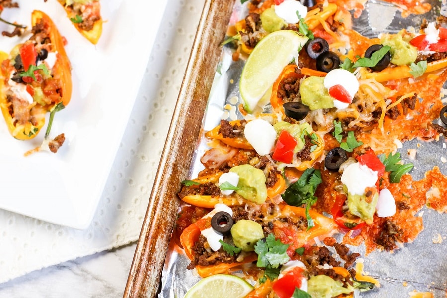 Mini Pepper Nachos