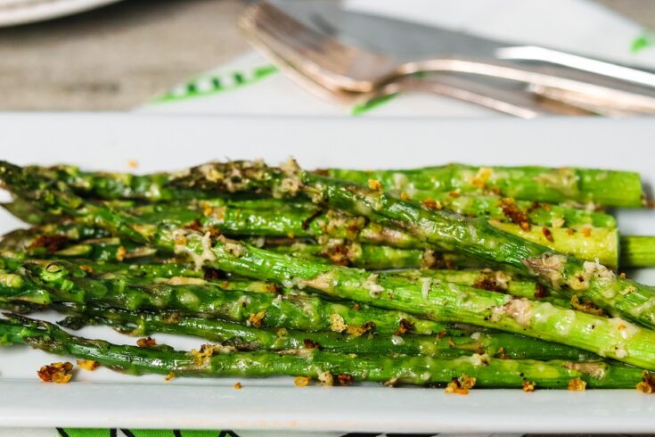 Garlic Parmesan Asparagus