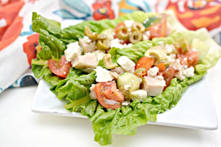 Greek Keto Lettuce Wraps