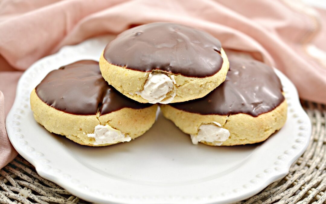 Keto Boston Cream Donut