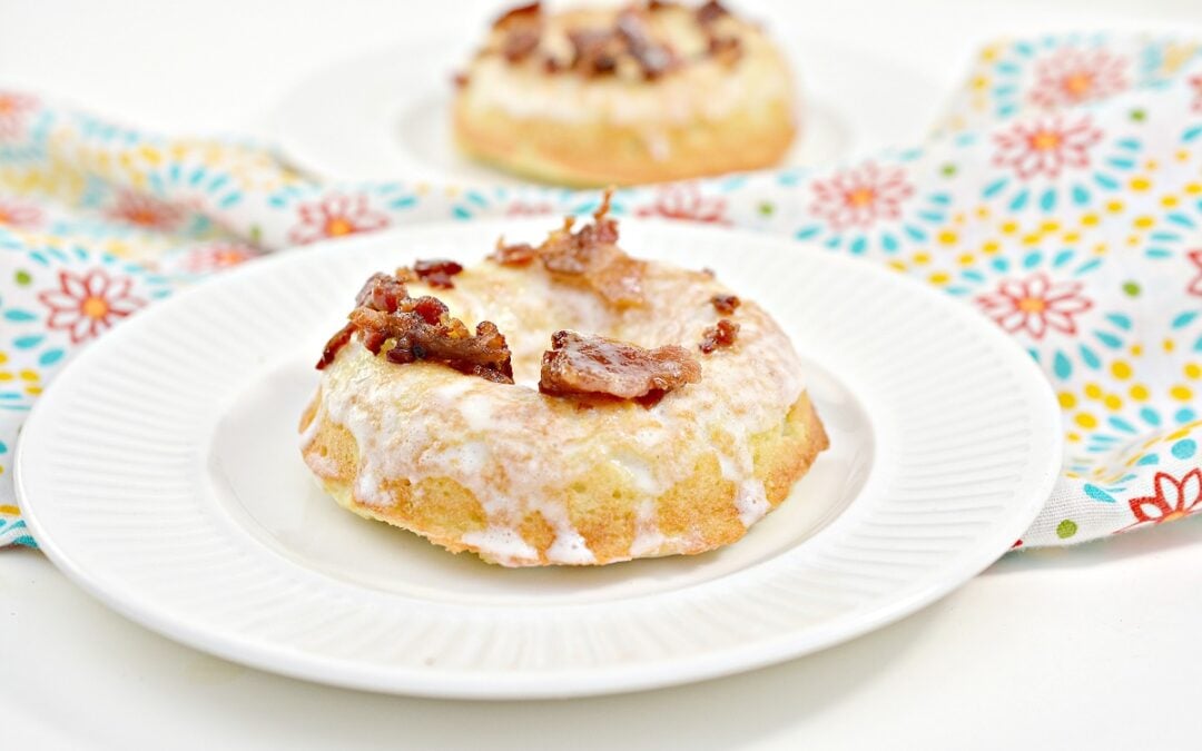 Keto Maple Donuts With Bacon