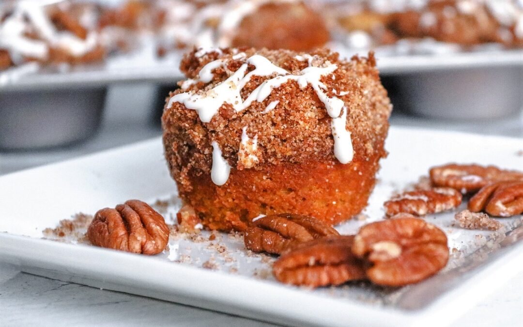 Keto Cream Cheese Muffins With Pecans