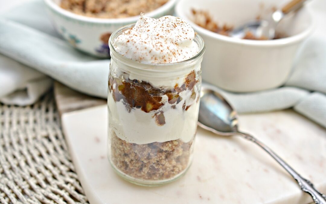 Faux Keto Apple Pie Parfaits