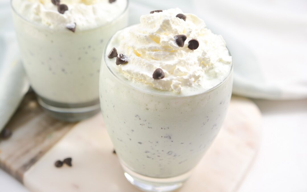 Keto Mint Chocolate Chip Shake