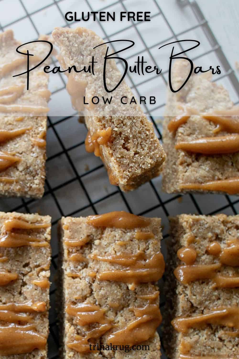 Gluten Free Peanut Butter Bars - Trina Krug