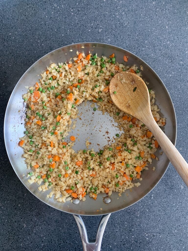 How to Make Spicy Tofu and Fried Cauliflower Rice