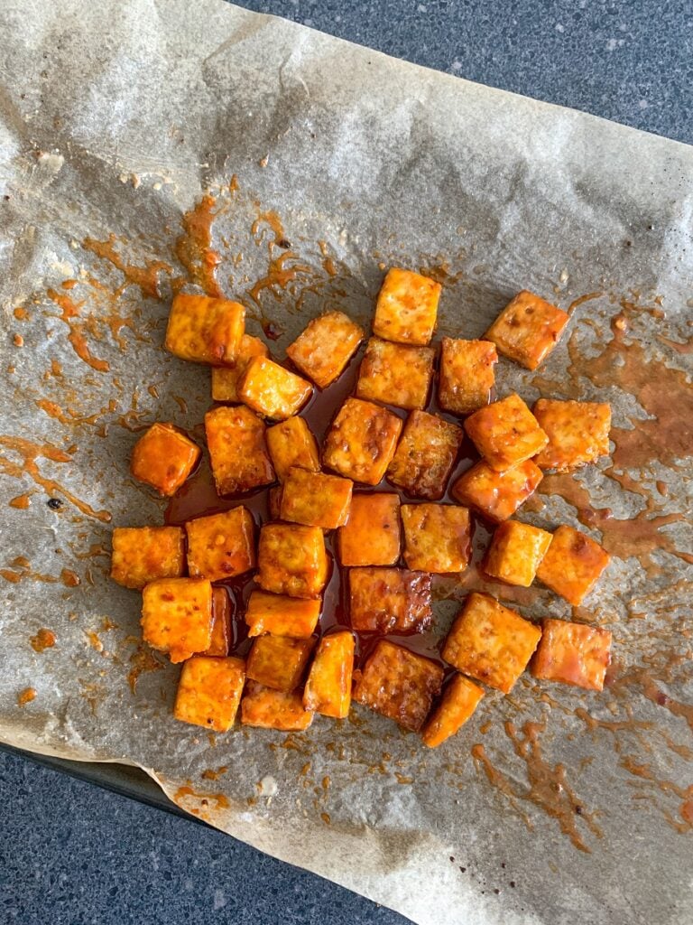 How to Make Spicy Tofu and Fried Cauliflower Rice