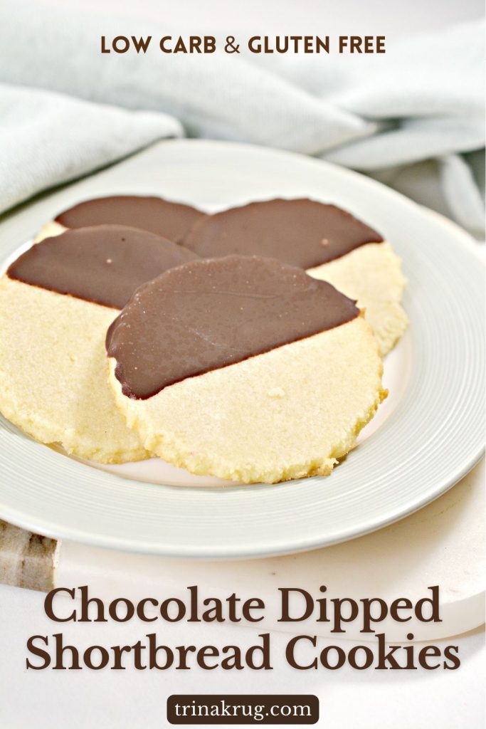 Gluten Free Shortbread Cookies Pinterest pin.